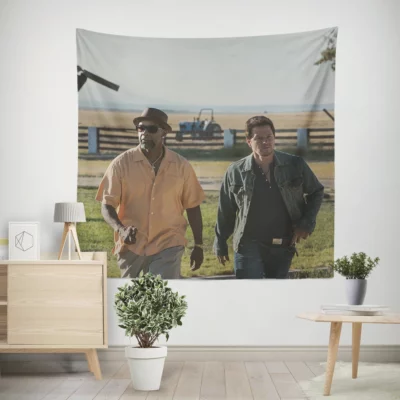 2 Guns Trench and Stigman Duo Wall Tapestry