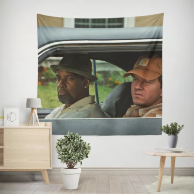 2 Guns Trench and Stigman Pursuit Wall Tapestry