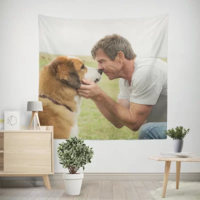 A Dog Purpose Heartwarming Canine Tale Wall Tapestry