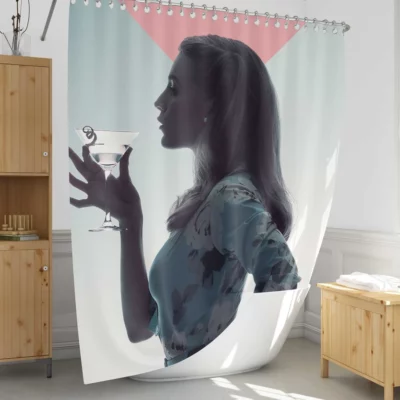 A Simple Favor Blake Lively Mystery Martini Shower Curtain 1