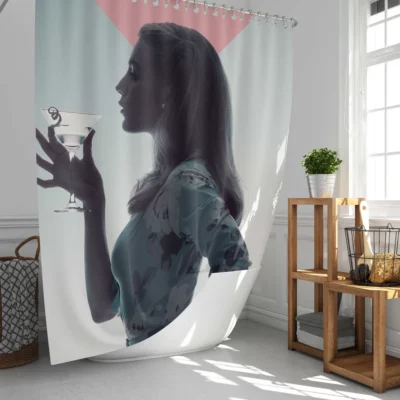 A Simple Favor Blake Lively Mystery Martini Shower Curtain