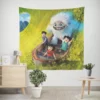 Abominable Yeti Quest Unfolds Wall Tapestry