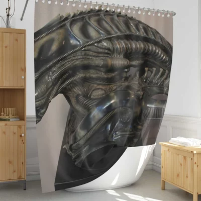 Alien Intergalactic Terror Unleashed Shower Curtain 1