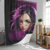Alita Battle Angel Futuristic Odyssey Shower Curtain