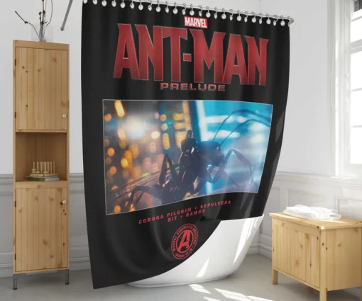 Ant Man Shrink Into Adventure Shower Curtain 1