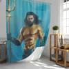 Aquaman Jason Momoa Ocean Adventure Shower Curtain