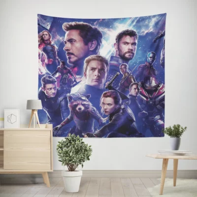 Avengers Endgame Iron Man vs. Thanos Wall Tapestry