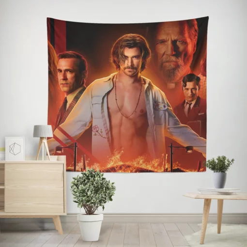 Bad Times at the El Royale Thrilling Mystery Wall Tapestry