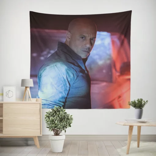 Bloodshot Vin Diesel Superhero Role Wall Tapestry