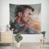 Captain America Chris Evans Heroics Wall Tapestry
