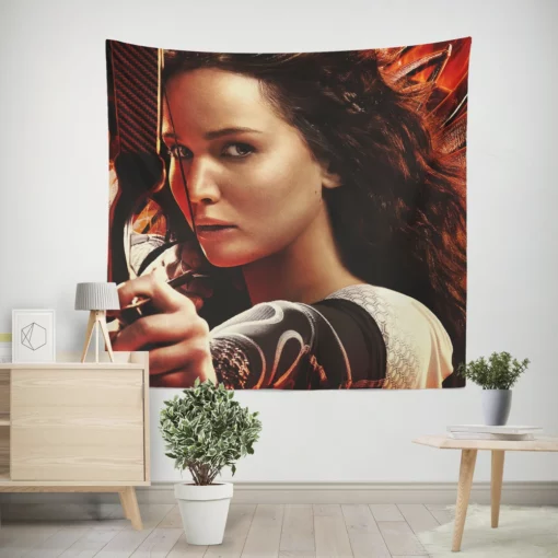Catching Fire The Hunger Games Ignite Wall Tapestry