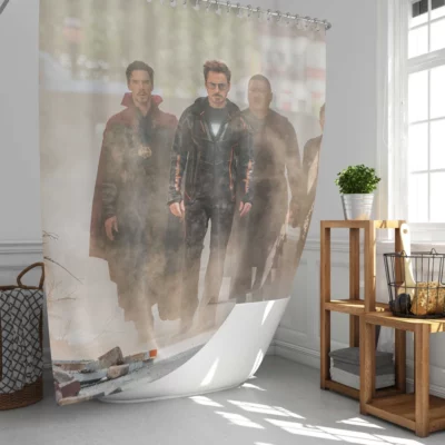 Doctor Strange Iron Man and More Shower Curtain