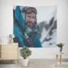 Everest A Chilling Summit Attempt Wall Tapestry
