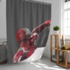 Fight IronMan Avengers EndGame Showdown Shower Curtain
