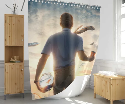 Free Guy Ryan Reynolds Virtual Adventure Shower Curtain 1