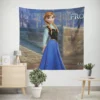 Frozen Anna Frozen Adventure Begins Wall Tapestry