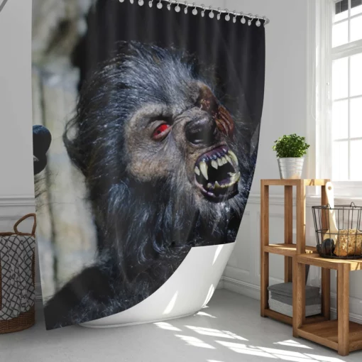 Game Of Werewolves Howling Adventure Shower Curtain