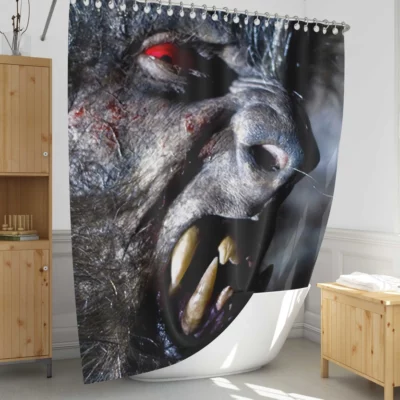 Game Of Werewolves Moonlit Mayhem Shower Curtain 1
