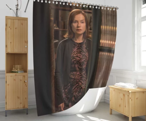 Greta Isabelle Huppert Creepy Obsession Shower Curtain 1