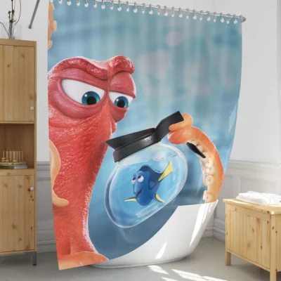 Hank and Dory Ocean Expedition Shower Curtain 1