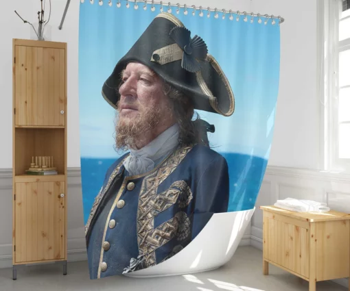 Hector Barbossa Pirate Quest Shower Curtain 1