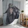 Hector Barbossa Pirates Complex Character Shower Curtain