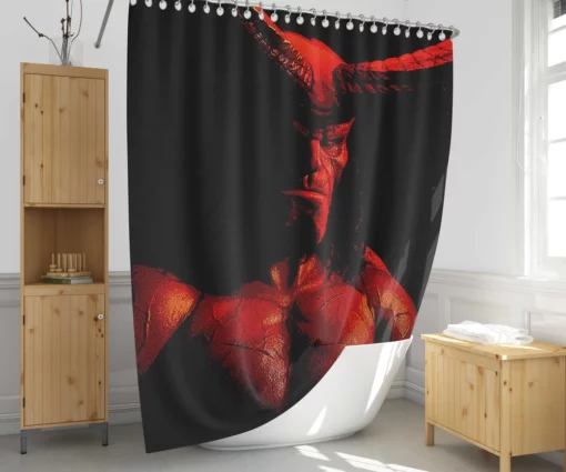 Hellboy 2019 Demonic Adventures Begin Shower Curtain 1