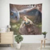 Hidden World Astrid Dragon Adventure Wall Tapestry