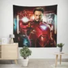 Iron Man 3 Robert Downey Jr. Challenge Wall Tapestry