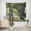 Jack Sparrow Blackbeard and Gibbs Quest Wall Tapestry