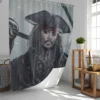 Jack Sparrow Returns in Pirates Shower Curtain