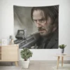John Wick Thrilling Action-Packed Adventure Wall Tapestry