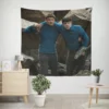 Karl Urban and Zachary Quinto Shine Wall Tapestry