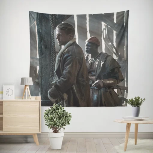 King Arthur Charlie and Djimon Journey Wall Tapestry