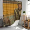 Kurt Russell as Ego in Guardians of the Galaxy Vol. 2 Shower Curtain