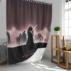 Kylo Ren Lightsaber Duel Unveiled Shower Curtain