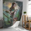 Lara Croft Tomb Raider Adventure Shower Curtain