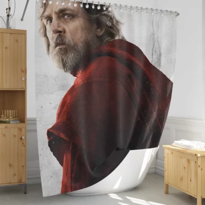 Luke Skywalker Return in The Last Jedi Shower Curtain 1