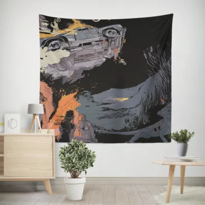 Mad Max Fury Road Apocalyptic Odyssey Wall Tapestry