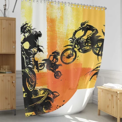 Mad Max Fury Road Chaos Unleashed Shower Curtain 1