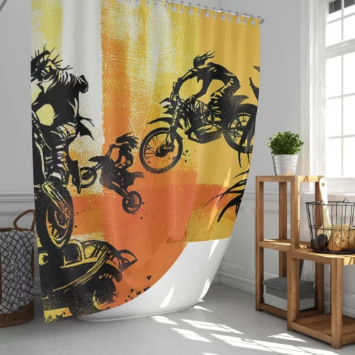 Mad Max Fury Road Chaos Unleashed Shower Curtain
