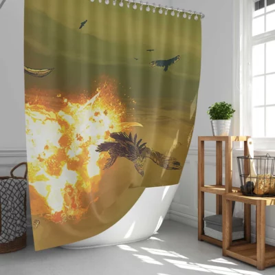 Mad Max Fury Road Epic Adventure Shower Curtain