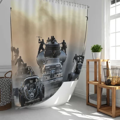 Mad Max Fury Road Epic Ride Shower Curtain