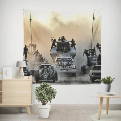 Mad Max Fury Road Epic Ride Wall Tapestry