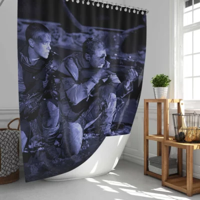 Mad Max Fury Road Epic Road War Shower Curtain
