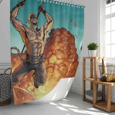 Mad Max Fury Road Terrifying Shower Curtain