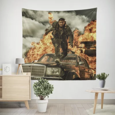 Mad Max Tom Hardy Fury Wall Tapestry