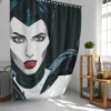 Maleficent Angelina Jolie Dark Magic Shower Curtain