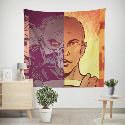 Max Furiosa & Joe Apocalyptic Showdown Wall Tapestry