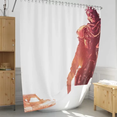 Max Return Fury Road Action Shower Curtain 1